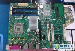 5針接口解析 英特爾DG965RY 965G工控主板，穩定支持E5300處理器